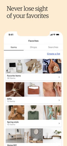 Etsy: Custom & Creative Goods app screenshot
