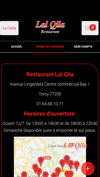 How to cancel & delete Restaurant Lal Qila. from iphone & ipad 4
