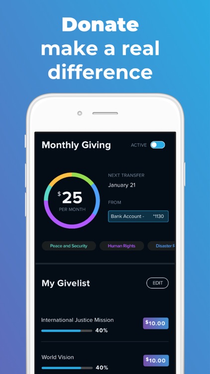 Givelist: Donate to Charity