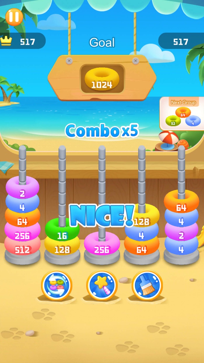 NumHoop - Stack The Numbers 3D