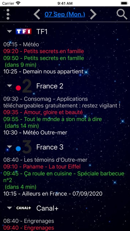 Programme TV "À la téloche"
