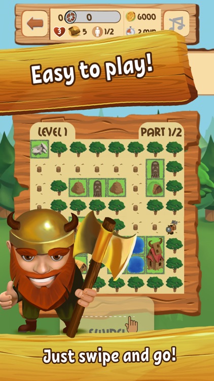 Vikings maze & match 3 game screenshot-6