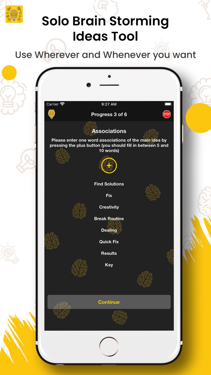 Solo Brain Storming Ideas Tool