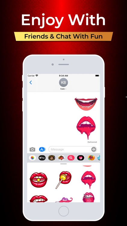 Sexy Girl Lips Stickers screenshot-3