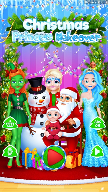 Christmas - Princess Makeover screenshot-5