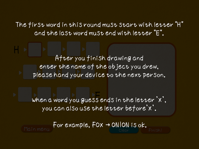 イラストチェイナー（英語版） - 絵しりとりオンライン