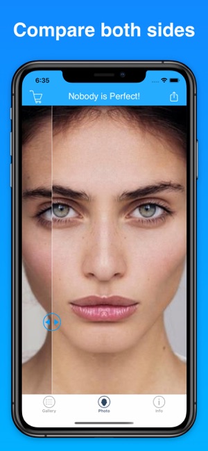 フェイスシンメトリー 完璧な人はいない をapp Storeで
