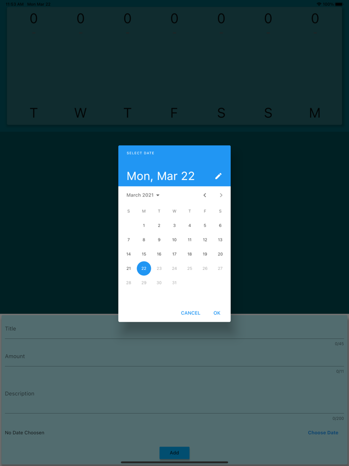 Income and Expanse Manager