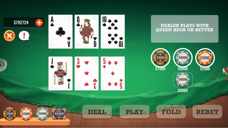 Three Card Casino Poker screenshot-4