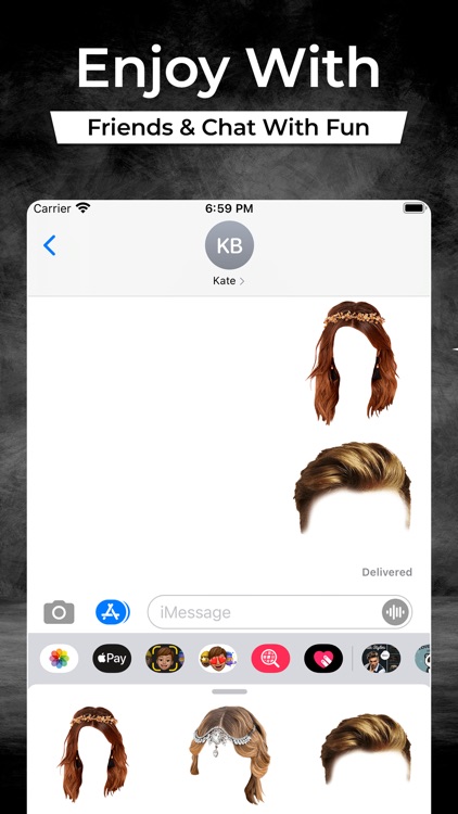 Hairstyle Stickers Emojis screenshot-3