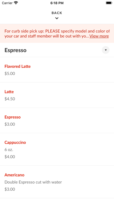 Upshot Coffee screenshot 4