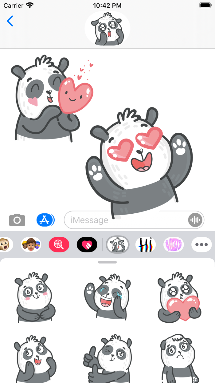 Panda Bear stickers