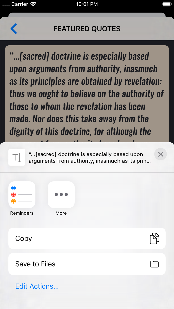 Thomas Aquinas Wisdom