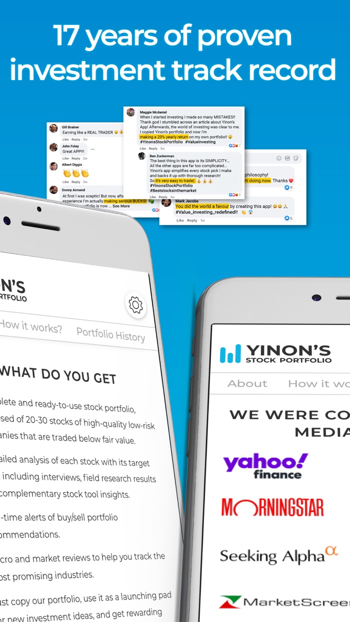 Yinons Stock Portfolio