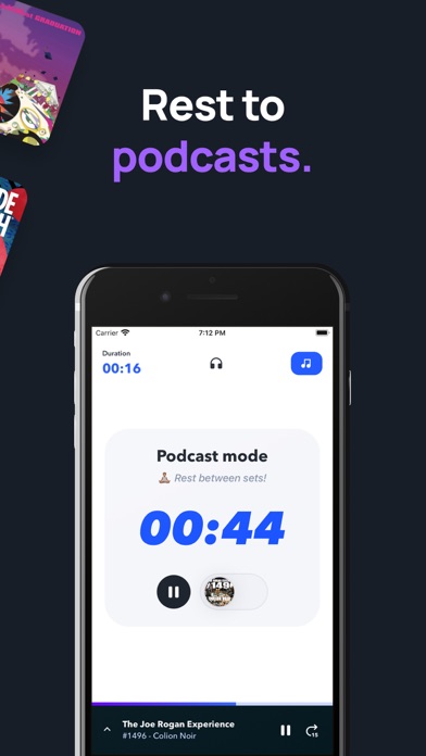 Shift - Workout with podcasts screenshot 2