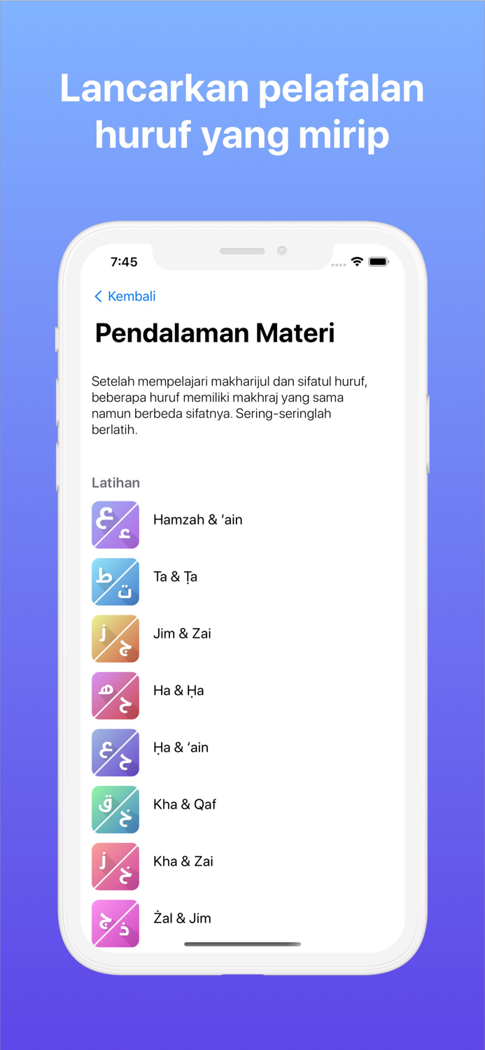 Qiroah - Latihan baca Al-Quran