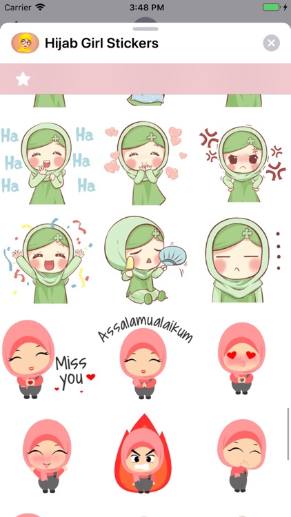 Hijab Girl Stickers screenshot-9