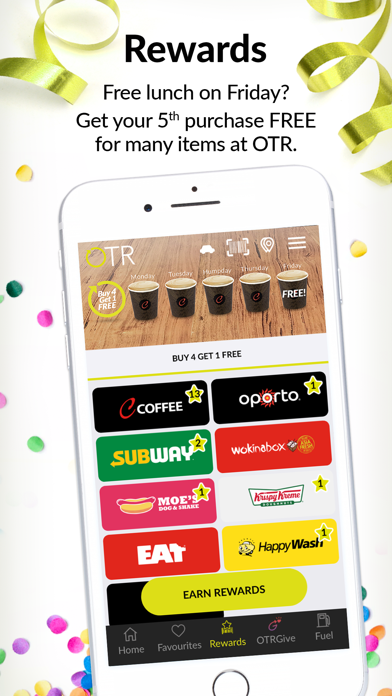 OTR App - Coffee & Fuel Deals screenshot 2