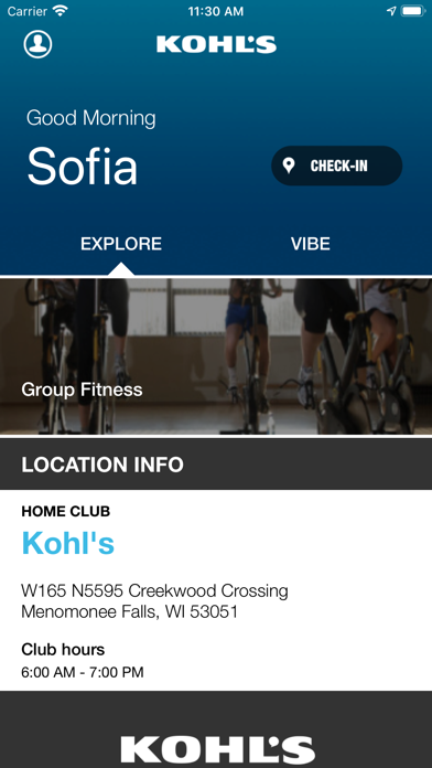 Kohl's Fitness screenshot 2
