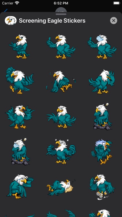 Screening Eagle Stickers