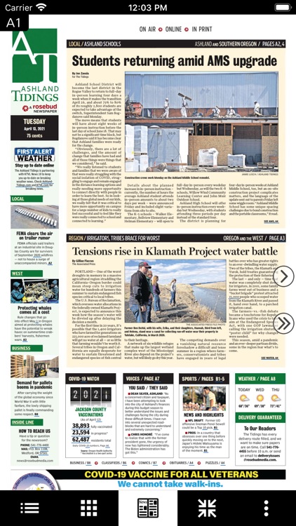 Ashland Tidings eEdition