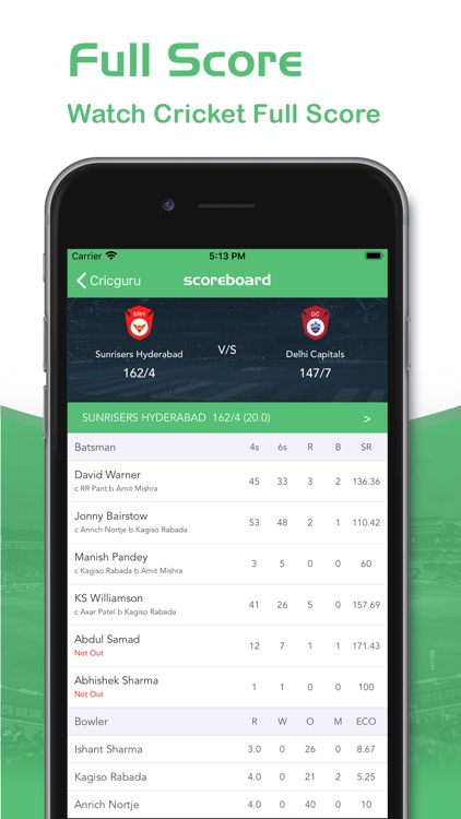 Cricguru - Live Cricket Score