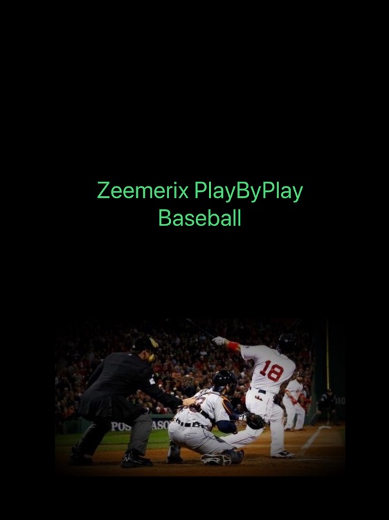 Zeemerix PlayByPlay Baseball