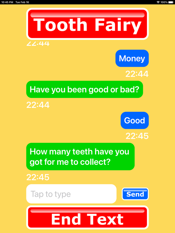 Call Tooth Fairy Voicemail screenshot