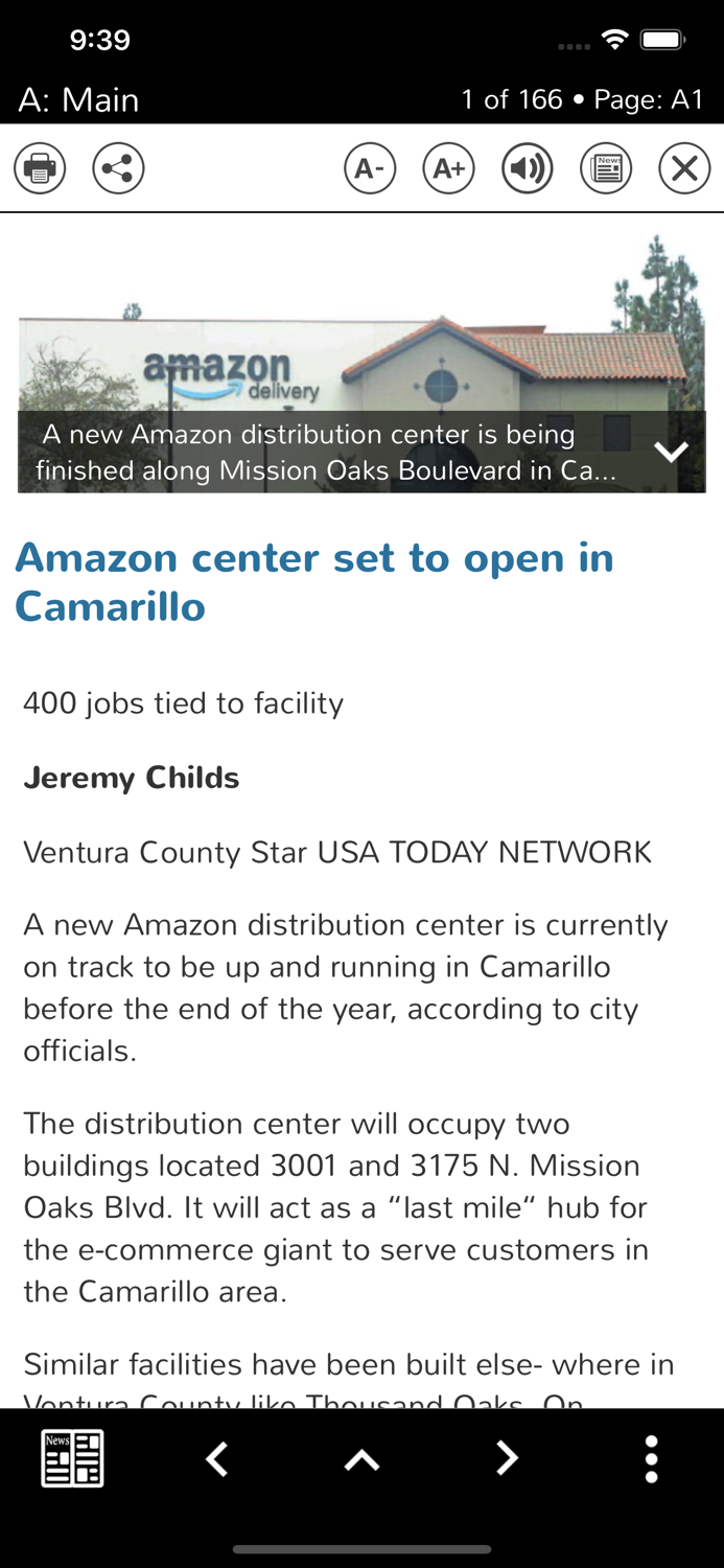 Ventura County Star Print