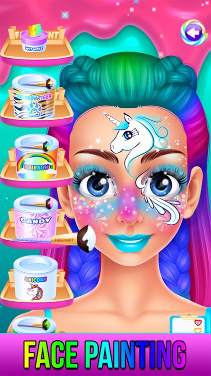 Rainbow Unicorn Candy Salon screenshot-0