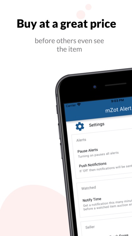 mZot eBay Alerts screenshot-3