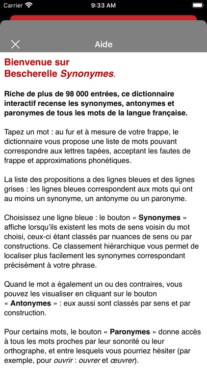 Bescherelle Synonymes screenshot-7