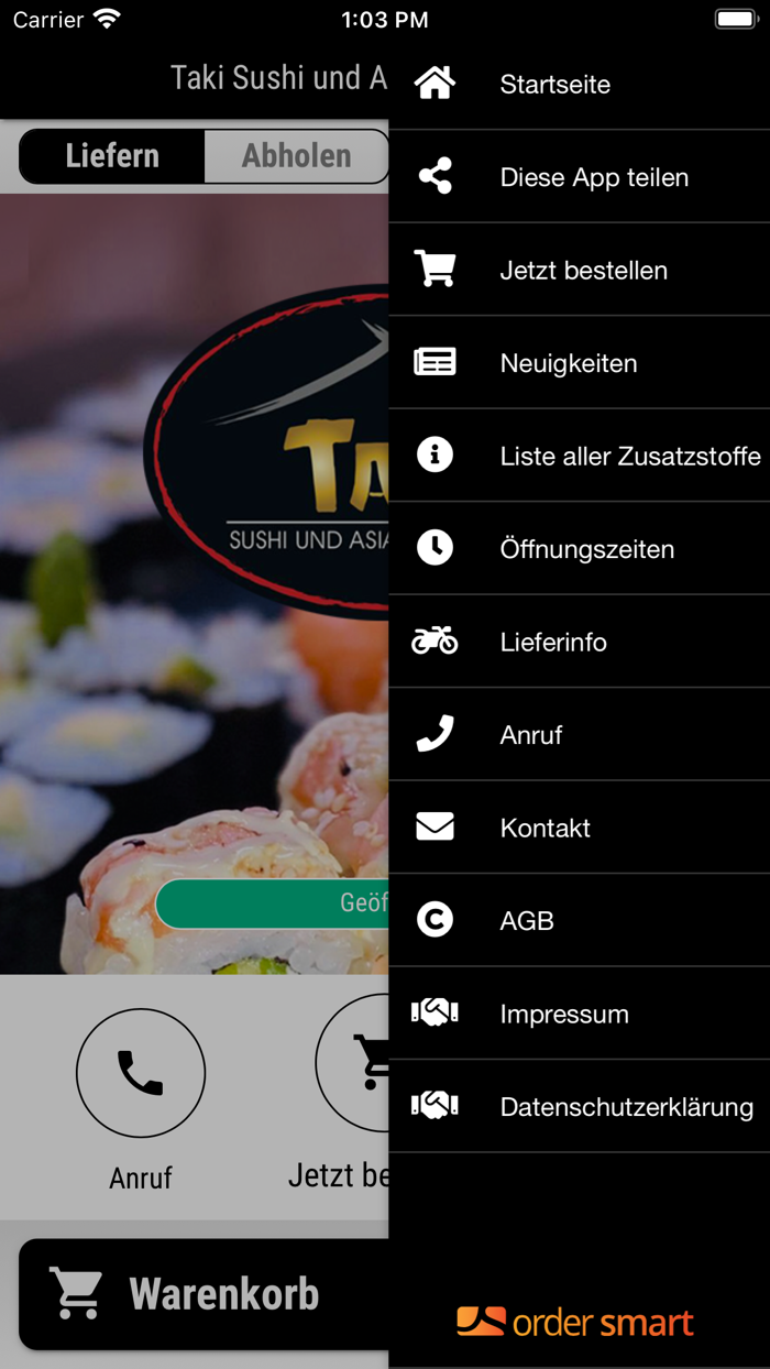Taki Sushi und Asia Küche