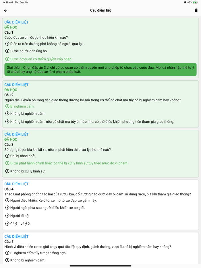 Ôn Thi GPLX Máy A1