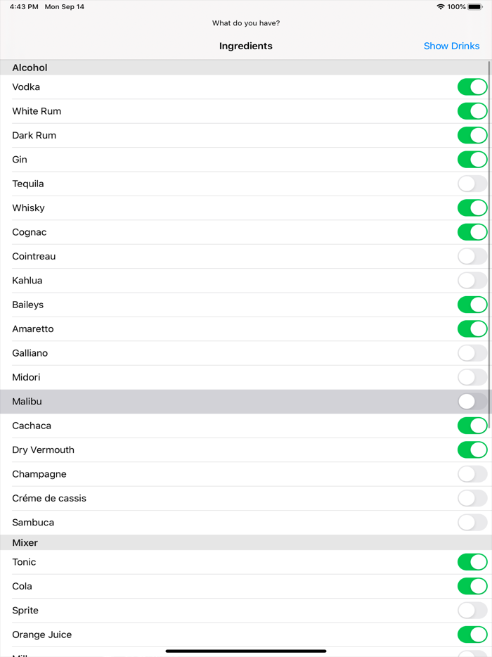 Drink Finder - Drink Recipes