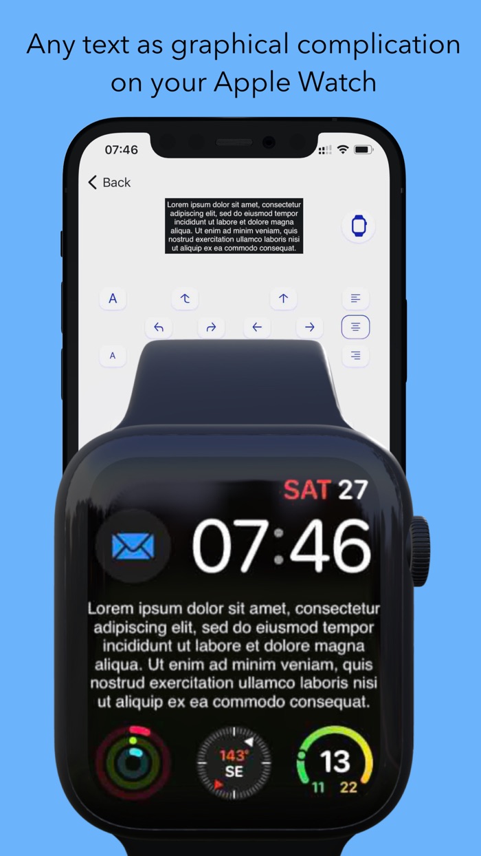 Inscribed - words on watch
