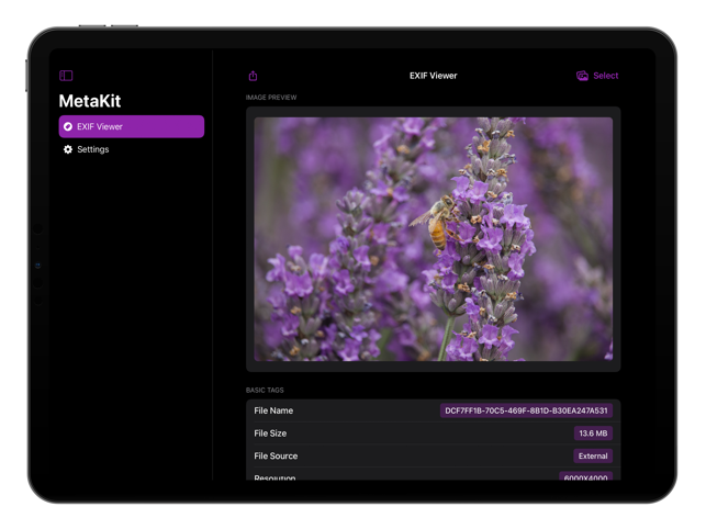 ‎MetaKit | Photo EXIF Viewer Screenshot