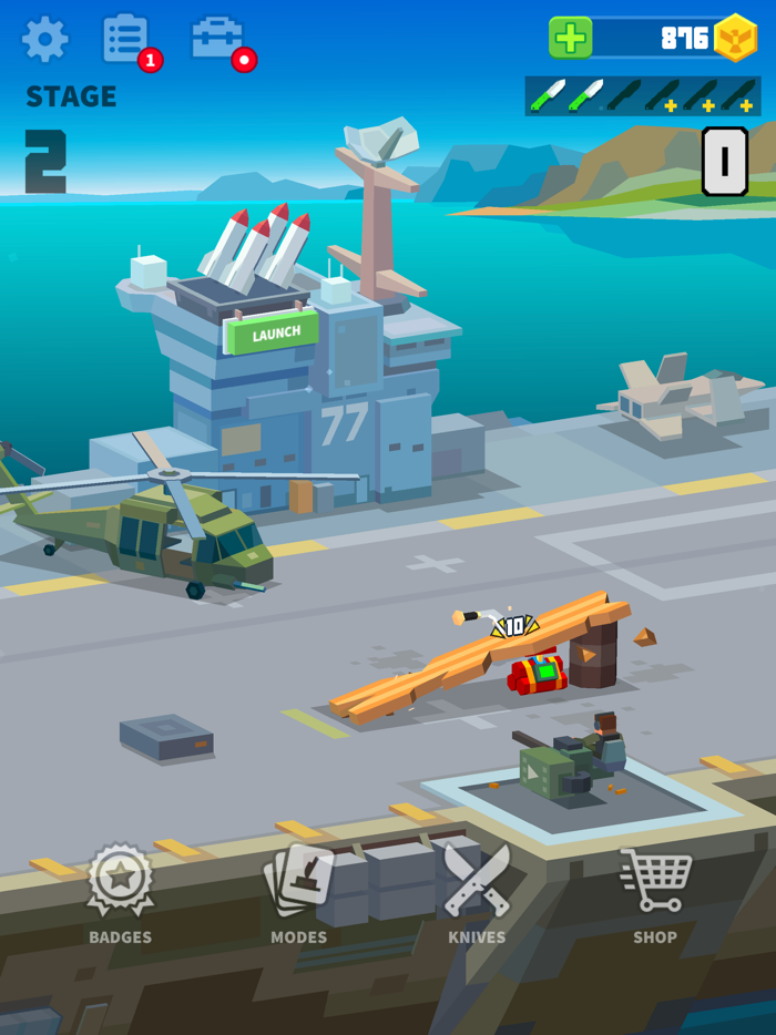 Flippy Knife 命中目標