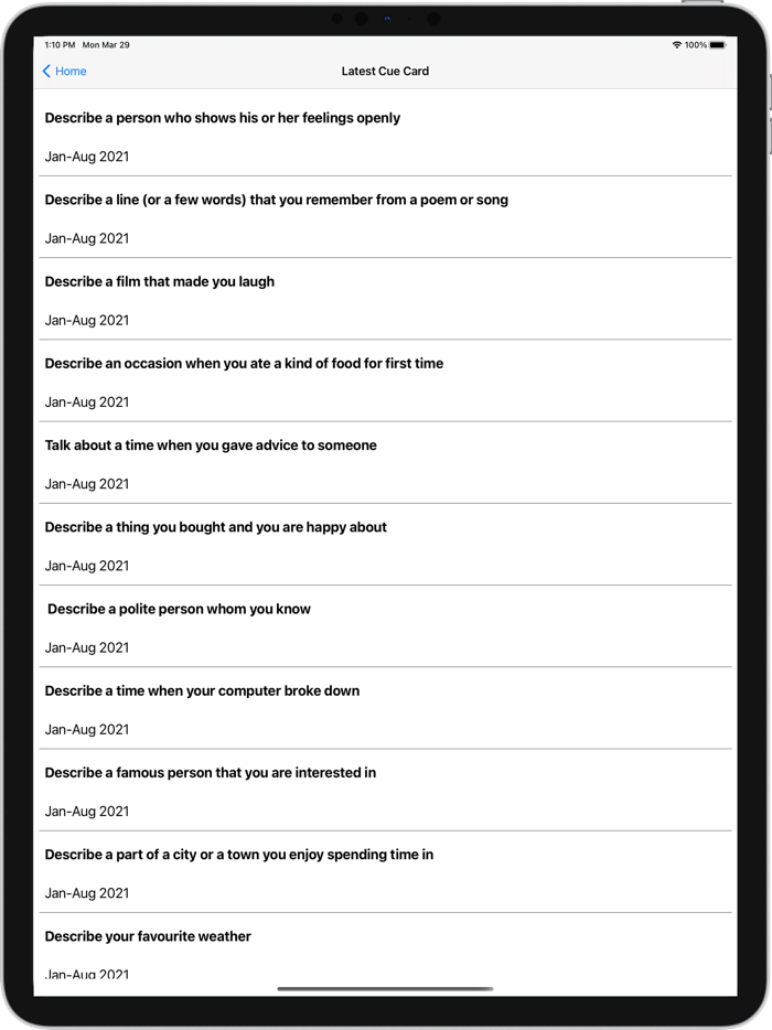 IELTS Speaking Practice Master