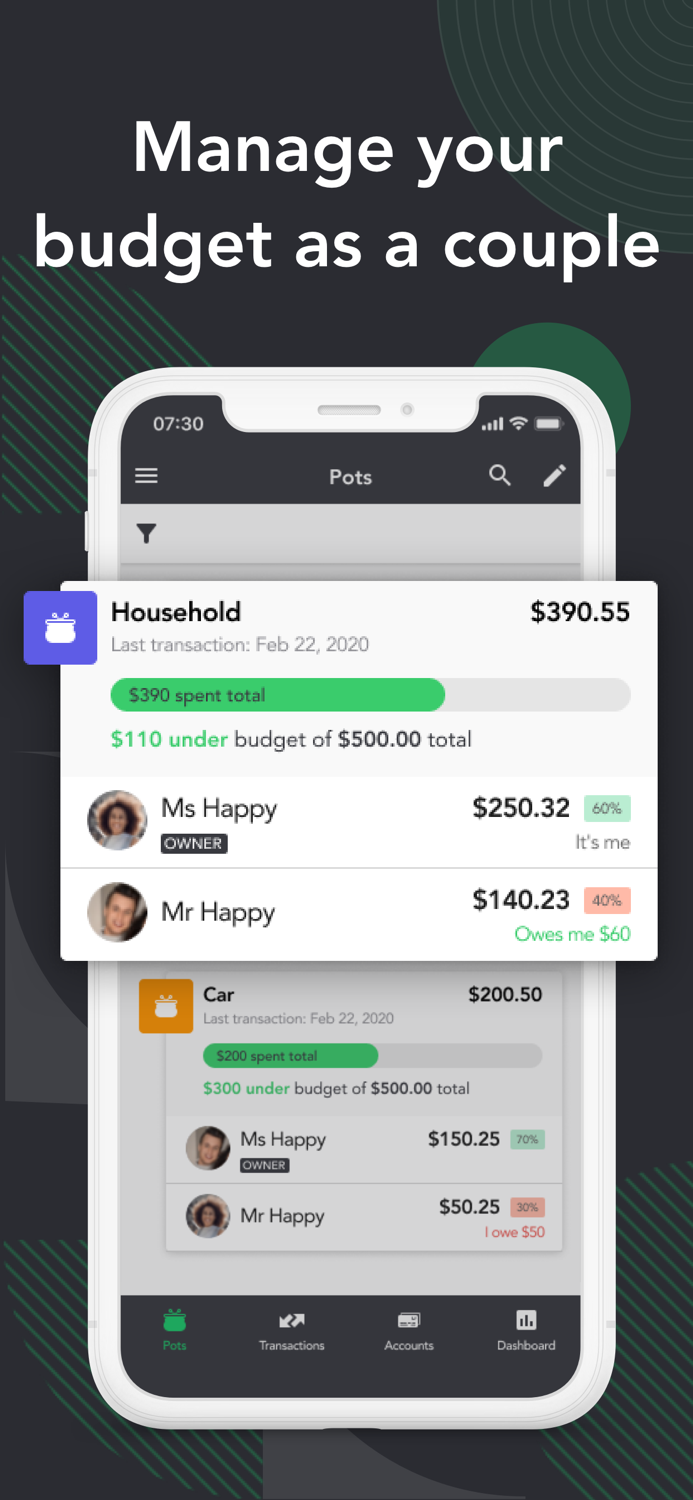 Monshare Splitting bills app