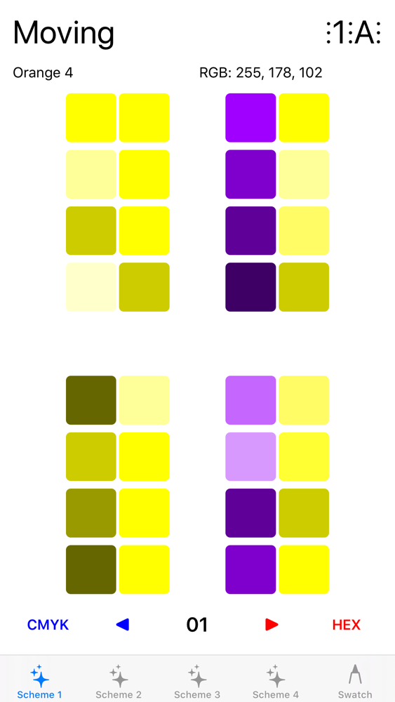 Scheme Color App for iPhone Free Download Scheme Color