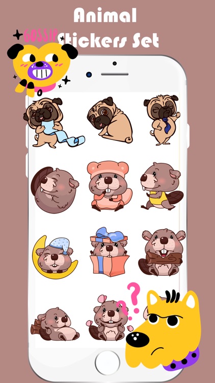 Animal Toon Stickers