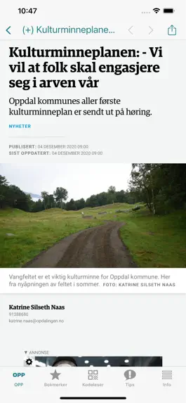 Game screenshot OPP Nyheter apk