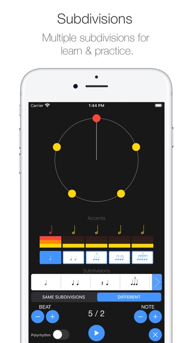 How to cancel & delete Poly Metronome - Guitar Tuner from iphone & ipad 2