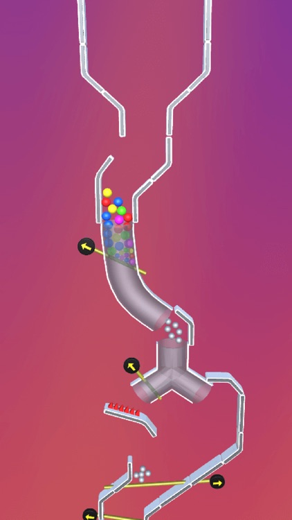 Rolling Balls Pull Rocket 3D screenshot-3