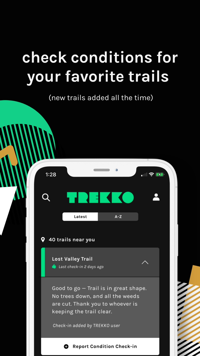 Trekko check in, trek out