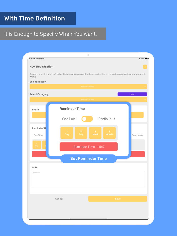 Question ReminderLesson Coach