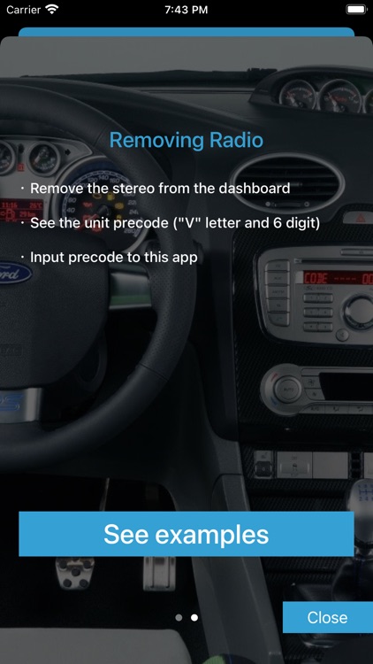 Radio Code for Ford V Serial screenshot-3