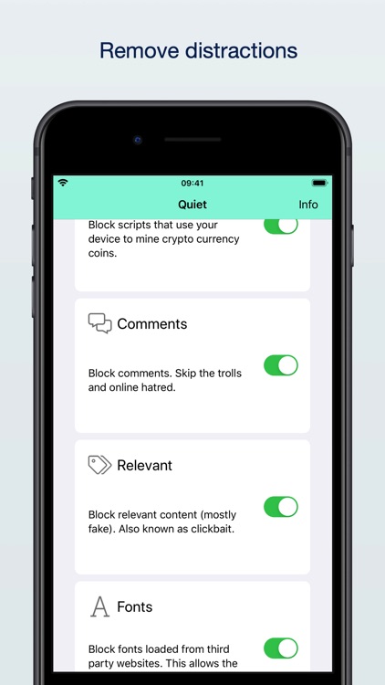 Quiet - Content Blocker screenshot-3