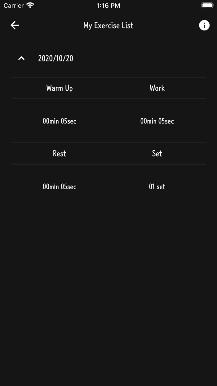 Interval - 간격, 타바타 타이머